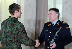 Apdovanojimų akimirka