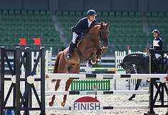 5-mečių žirgų grupės čempionas Matas Petraitis ir Quidam Stakkato
