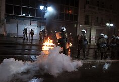 Iš pradžių protestas buvo taikus