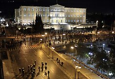 Iš pradžių protestas buvo taikus