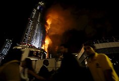 Dubajuje degė viešbutis