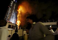Dubajuje degė viešbutis