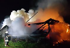 Sudegė daugiavaikės &scaron;eimos prižiūrimas ūkinis pastatas