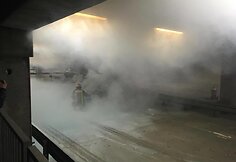 Gasras Kauno „Akropolio“ aikštelėje