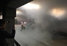 Gasras Kauno „Akropolio“ aikštelėje