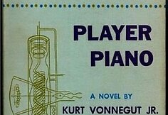 Pirmojo Kurto Vonneguto romano &bdquo;Pianola&ldquo; vir&scaron;elis. Knyga i&scaron;leista 1952 metais