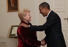 D.Grybauskaitė ir B.Obama