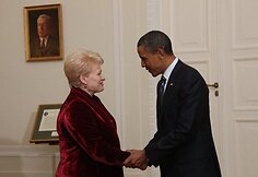 D.Grybauskaitė ir B.Obama