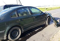 I&scaron; įvykio vietos lengvojo automobilio vairuotojas pabėgo