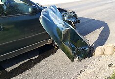 I&scaron; įvykio vietos lengvojo automobilio vairuotojas pabėgo