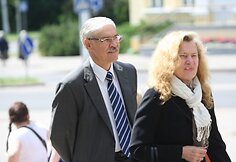 Zigmantas Balčytis su žmona