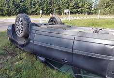 Avarijos metu niekas nenukentėjo