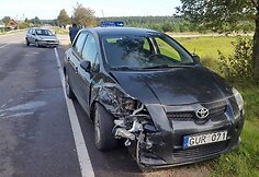 Avarijos metu niekas nenukentėjo