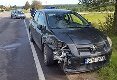 Avarijos metu niekas nenukentėjo