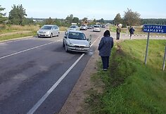 Avarijos metu niekas nenukentėjo