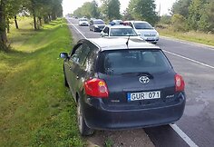 Avarijos metu niekas nenukentėjo