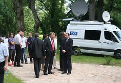 Lietuvos Respublikos kultūros ministras Arūnas Gelūnas Krasnogrūdoje