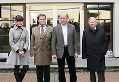 Mantas Adomėnas (kairėje), Andrius Kubilius ir Vytautas Landsbergis