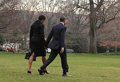 Barackas Obama su žmona Michelle