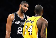 Timas Duncanas ir Kobe Bryantas