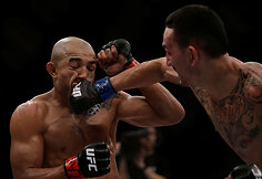 Jose Aldo ir Maxas Holloway