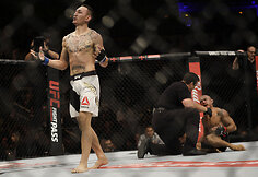 Jose Aldo ir Maxas Holloway