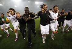 „AC Milan“ futbolininkių džiaugsmas