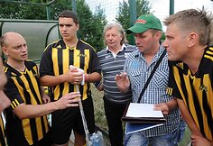 Finalo rungtynių akimirka