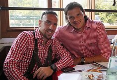 Franckas Ribery ir Danielis van Buytenas