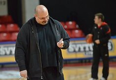 Aleksandras Džikičius &bdquo;Lietuvos ryto&ldquo; treniruotė