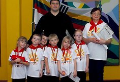 Mindaugas Mizgaitis darželinukų sporto &scaron;ventėje