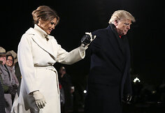 Donaldas Trumpas ir Melania Trump