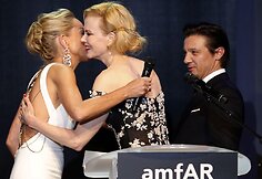 Aktorės Sharon Stone ir Nicole Kidman