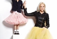 Diana Dargienė su dukra Une