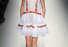 Ieva Palionytė &bdquo;Alberta Ferretti&ldquo; kolekcijos pristatyme
