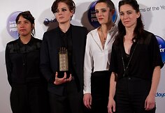Grupė &bdquo;Savages&ldquo; (i&scaron; kairės: Jehnny Beth, Gemma Thompson, Ayse Hassan ir Fay Milton)