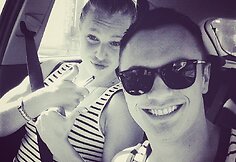 Rūta Meilutytė ir Antony Jamesas