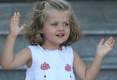 Ispanijos princesė Leonor 2008-aisiais