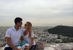 Novakas Džokovičius ir Jelena Ristič