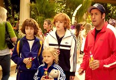 Emma Fuhrmann, Alyvia Alyn Lind, Bella Thorne ir Adamas Sandleris komedijoje &bdquo;Kartu ne savo noru&ldquo;