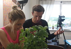 Justė Zinkevičiūtė serialo &bdquo;Meilė kaip mėnulis&ldquo; filmavimo aik&scaron;telėje
