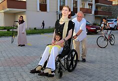 Rumeysa Gelgi su tėvu
