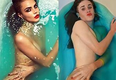 Liamas Martinas imituoja Carą Delevingne