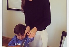 Miranda Kerr su sūnumi Flynnu