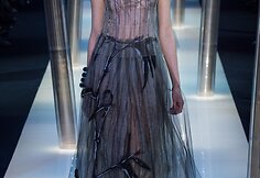 Kristina Petrošiūtė „Giorgio Armani“ kolekcijos pristatyme