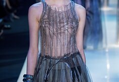 Kristina Petrošiūtė „Giorgio Armani“ kolekcijos pristatyme
