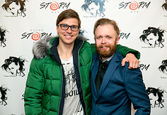 Martynas Šalkauskas (dešinėje)