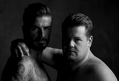 Davidas Beckhamas ir Jamesas Cordenas