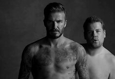 Davidas Beckhamas ir Jamesas Cordenas