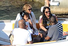 Beyonce ir Jay Z su dukra Blue Ivy Italijoje